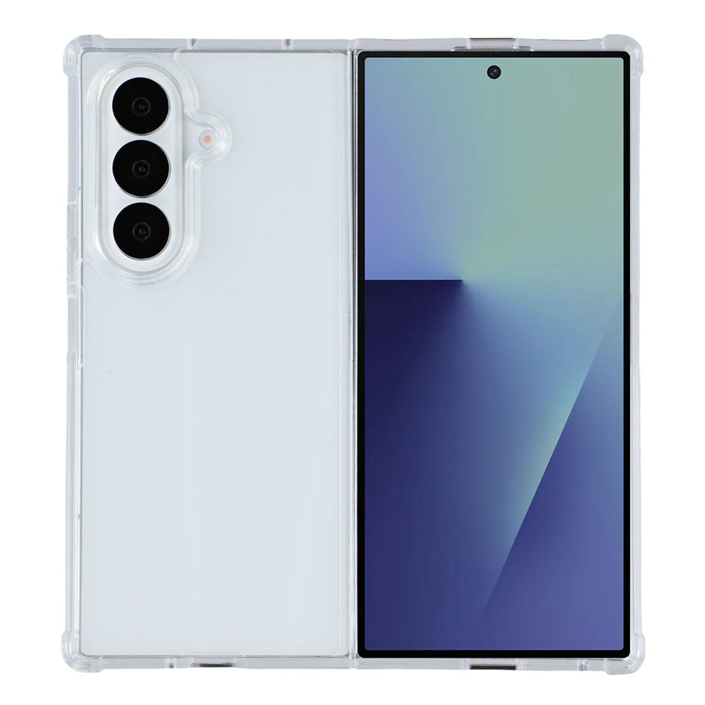 For Samsung Galaxy Z Fold7 5G Phone Case TPU + Acrylic 1.5mm Shockproof Clear Back Cover