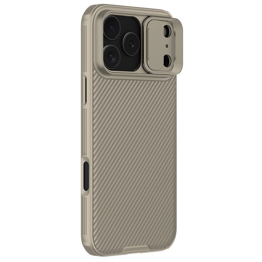 NILLKIN Camshield Pro Series for iPhone 17 Pro Max Case PC + TPU Slide Camera Lid Phone Cover - Gold