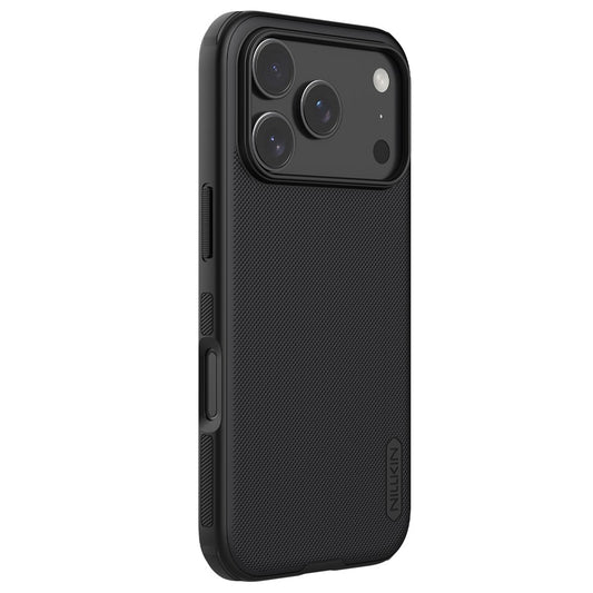 NILLKIN Frosted Shield Pro For iPhone 17 Pro Max Case Matte PC + TPU Phone Cover - Black
