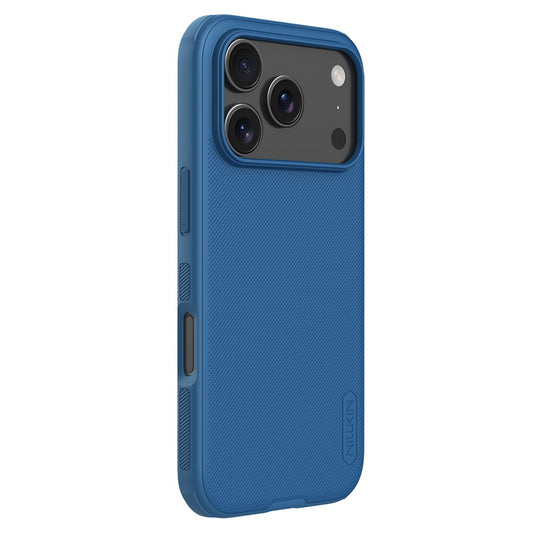 NILLKIN Frosted Shield Pro For iPhone 17 Pro Max Case Matte PC + TPU Phone Cover - Blue