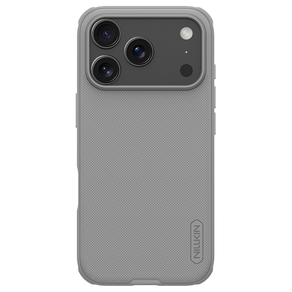 NILLKIN Frosted Shield Pro For iPhone 17 Pro Max Case Matte PC + TPU Phone Cover - Grey