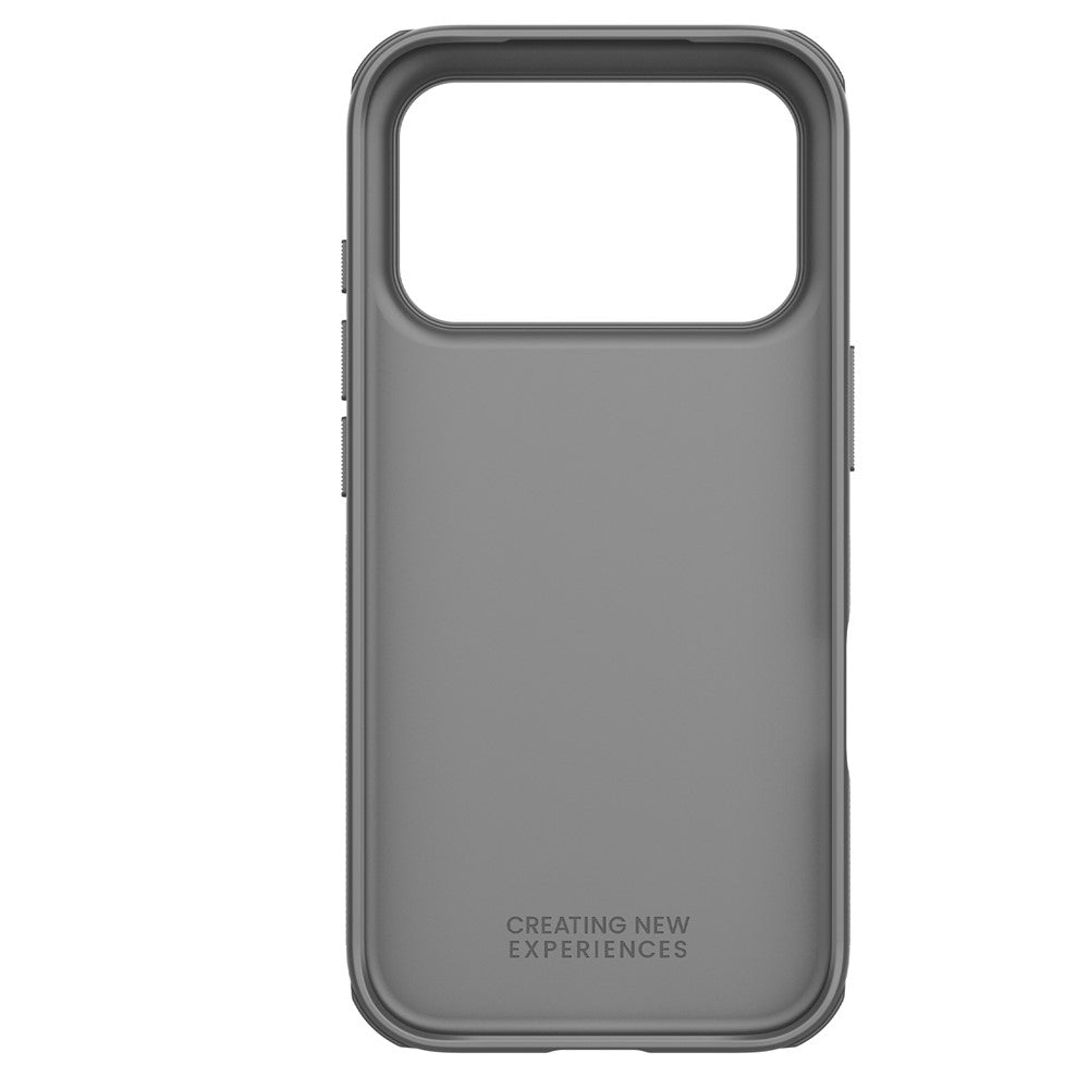 NILLKIN Frosted Shield Pro For iPhone 17 Pro Max Case Matte PC + TPU Phone Cover - Grey