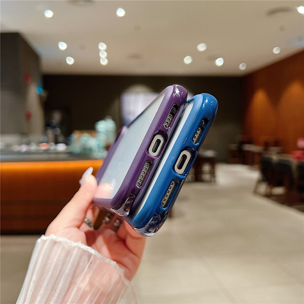 For iPhone 17 Pro Max Case TPU + PC Transparent Protective Phone Cover - Coffee