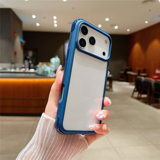 For iPhone 17 Pro Max Case TPU + PC Transparent Protective Phone Cover - Sapphire