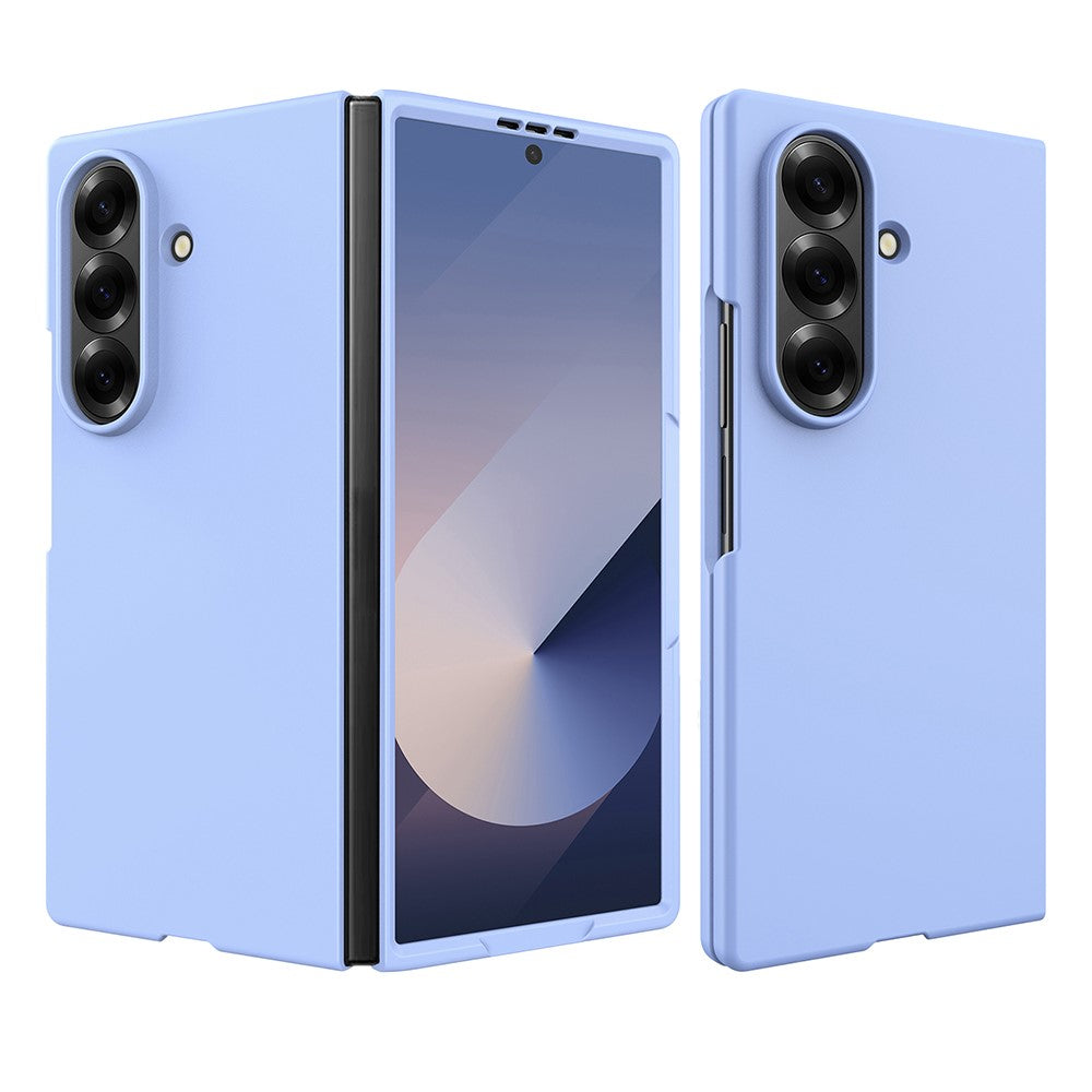 For Samsung Galaxy Z Fold7 5G Case Skin-Feel Anti Shock Hard PC Protective Phone Cover - Baby Blue