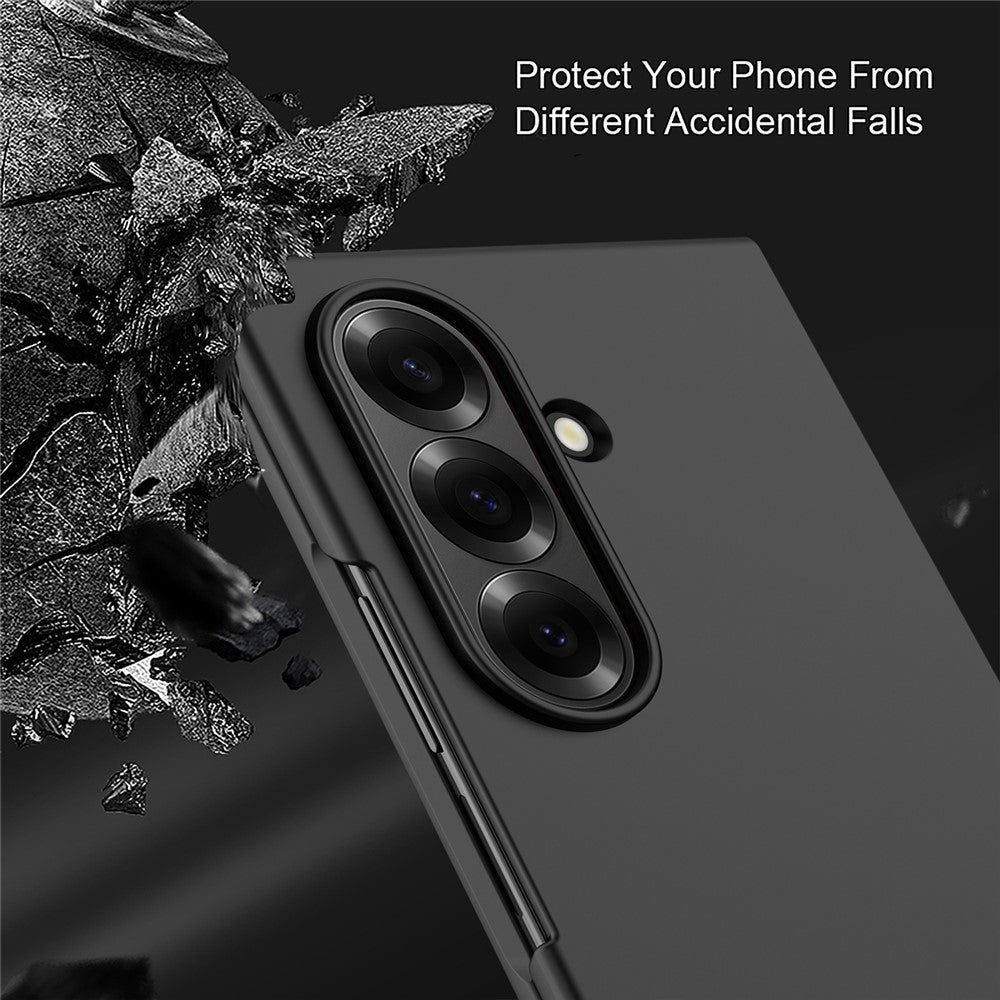 For Samsung Galaxy Z Fold7 5G Case Skin-Feel Anti Shock Hard PC Protective Phone Cover - Green