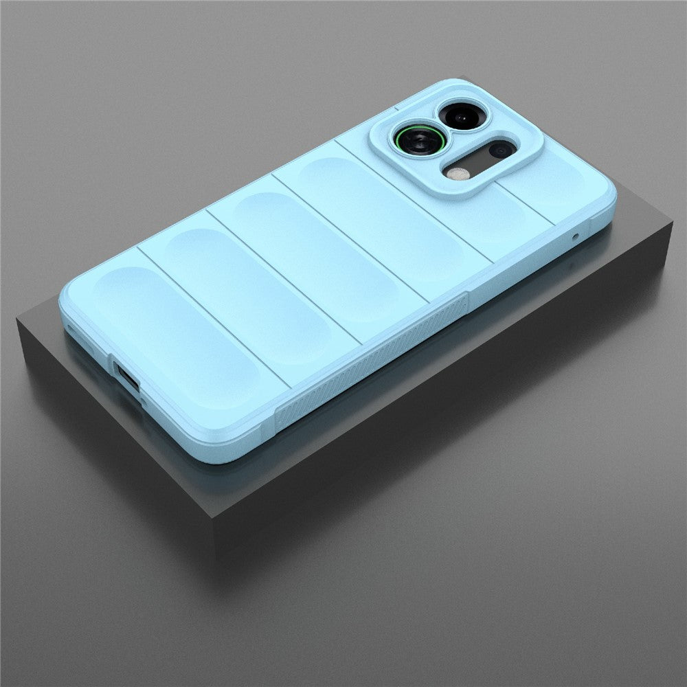 For Oppo K13 Turbo 5G Case Anti-Drop Soft TPU Rugged Phone Back Cover - Baby Blue