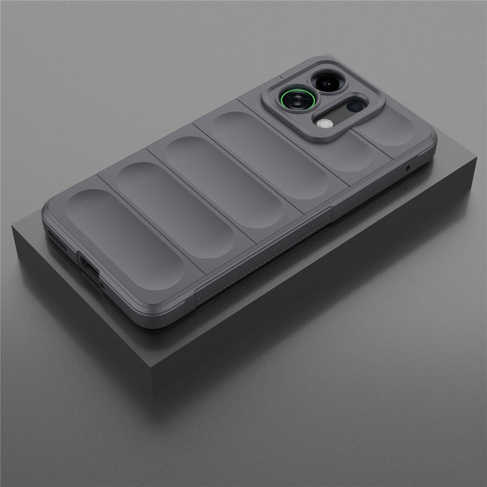 For Oppo K13 Turbo 5G Case Anti-Drop Soft TPU Rugged Phone Back Cover - Dark Grey