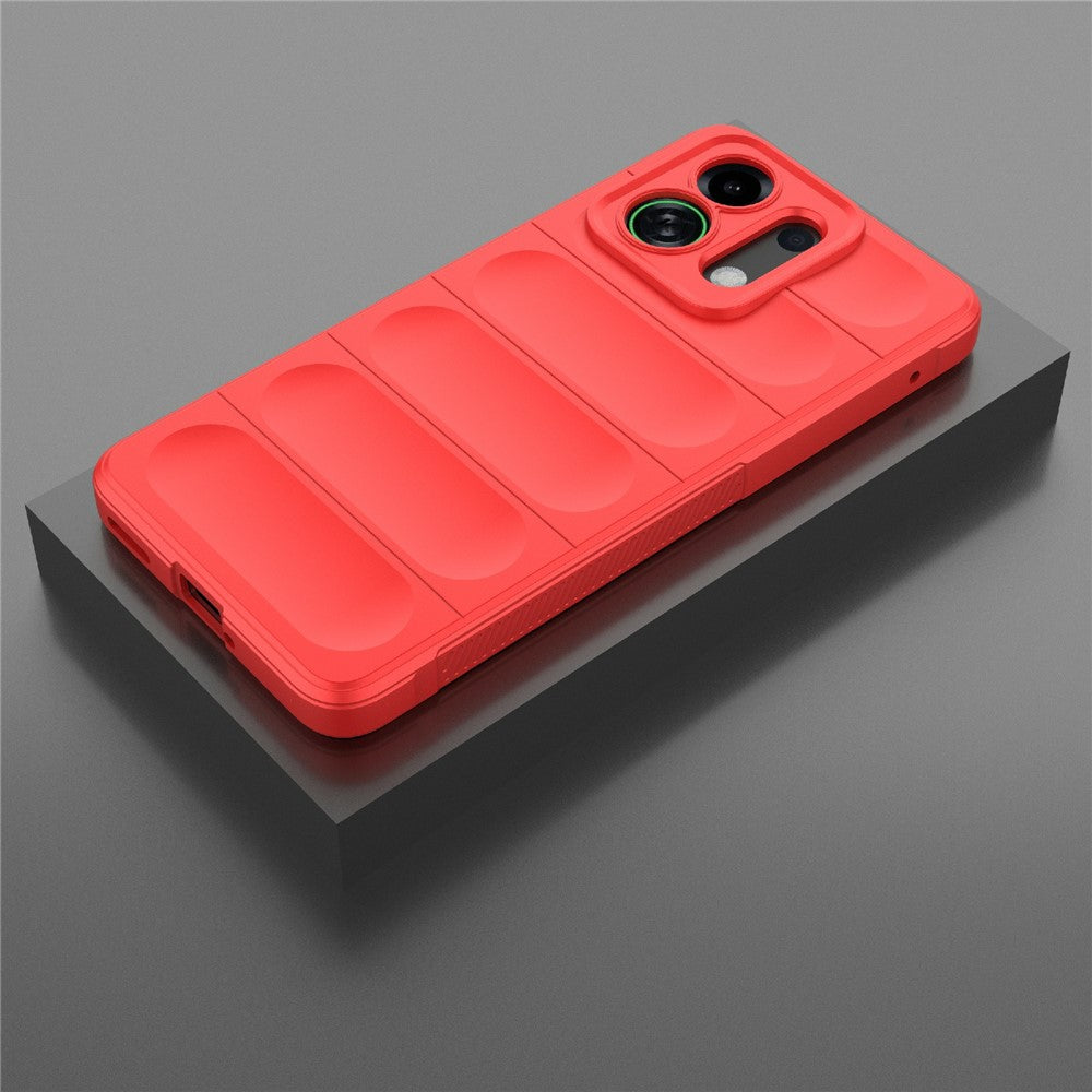 For Oppo K13 Turbo 5G Case Anti-Drop Soft TPU Rugged Phone Back Cover - Red