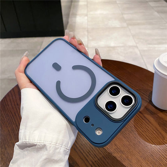 For iPhone 17 Pro Max Case Compatible with MagSafe Skin-Touch Matte Anti-Drop TPU + PC Phone Cover - Sapphire