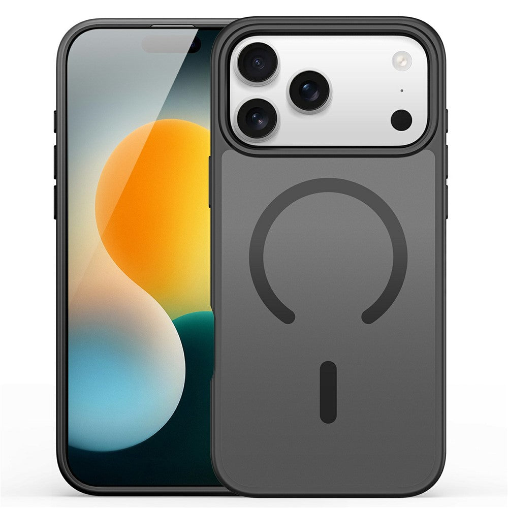DUX DUCIS Yind Series For iPhone 17 Pro Max Case TPU + PC Matte Phone Cover Compatible with MagSafe - Black