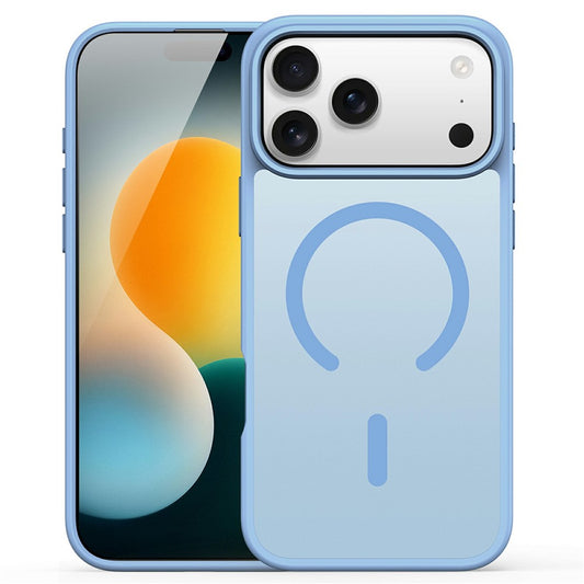 DUX DUCIS Yind Series For iPhone 17 Pro Max Case TPU + PC Matte Phone Cover Compatible with MagSafe - Baby Blue