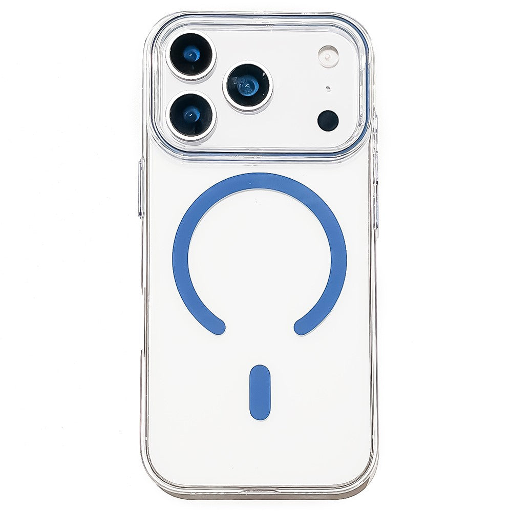 For iPhone 17 Pro Max Case Compatible with MagSafe Protective TPU + PC Phone Cover - Sapphire