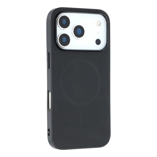 X-LEVEL For iPhone 17 Pro Max Case Compatible with MagSafe PC+TPU+PU Phone Back Cover - Black
