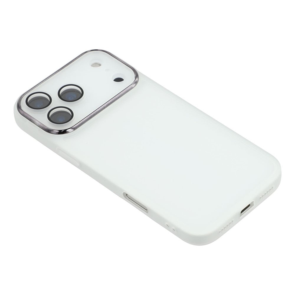 Bulk Buy 20 PCS For iPhone 17 Pro Max Case Electroplated Camera Frame Eagle Eye TPU Precise Cutouts Shockproof - Transparent White