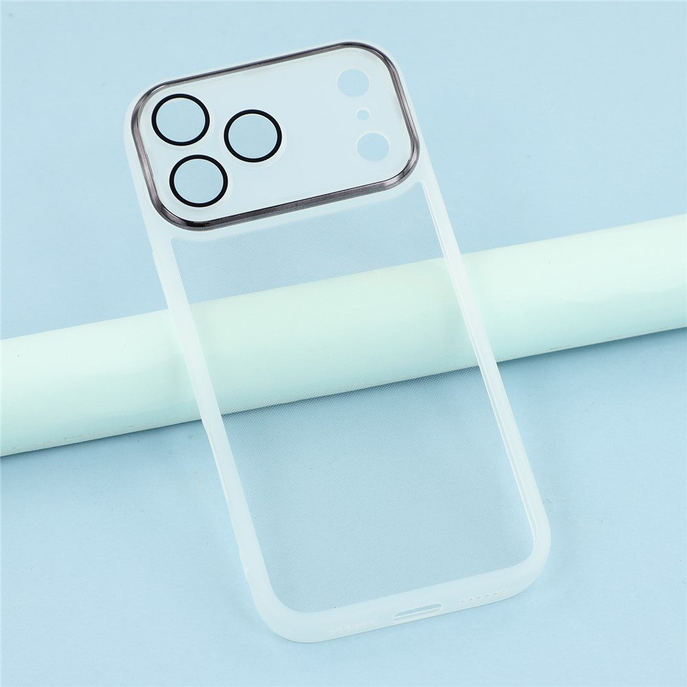 Bulk Buy 20 PCS For iPhone 17 Pro Max Case Electroplated Camera Frame Eagle Eye TPU Precise Cutouts Shockproof - Transparent White
