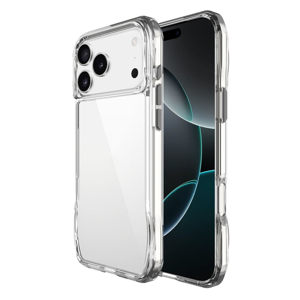 For iPhone 17 Pro Max Case Anti-Scratch TPU + PC Hybrid Clear Phone Cover