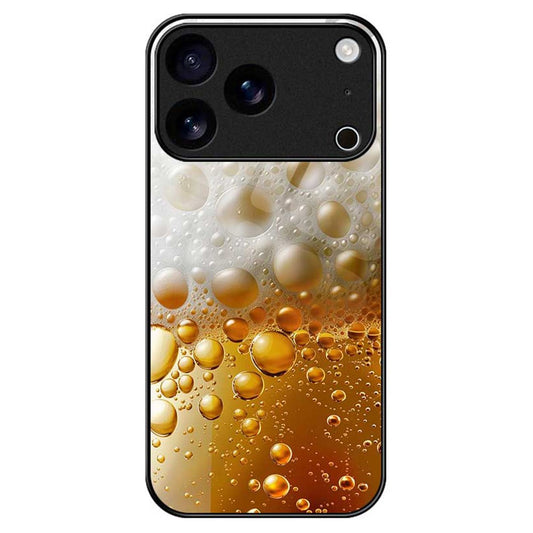 For iPhone 17 Pro Max Case Anti Drop PC TPU Tempered Glass Pattern Printing Phone Back Cover - B0184