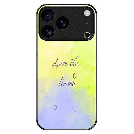 For iPhone 17 Pro Max Case Anti Drop TPU PC Tempered Glass Pattern Printing Phone Back Cover - B0206