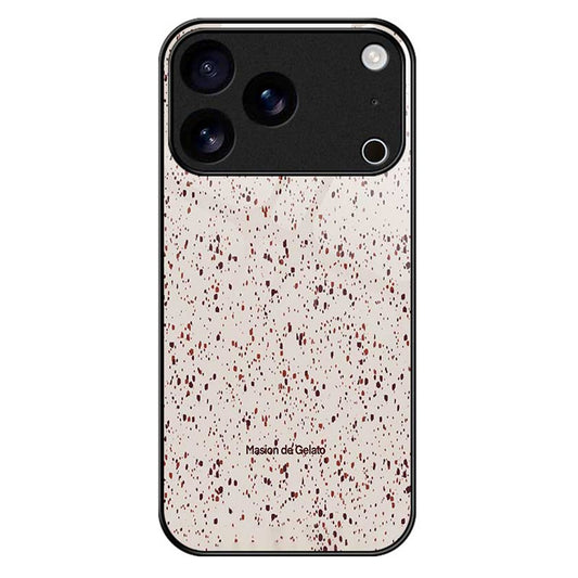 For iPhone 17 Pro Max Case PC TPU Tempered Glass Pattern Printing Anti Drop Phone Back Cover - B0261