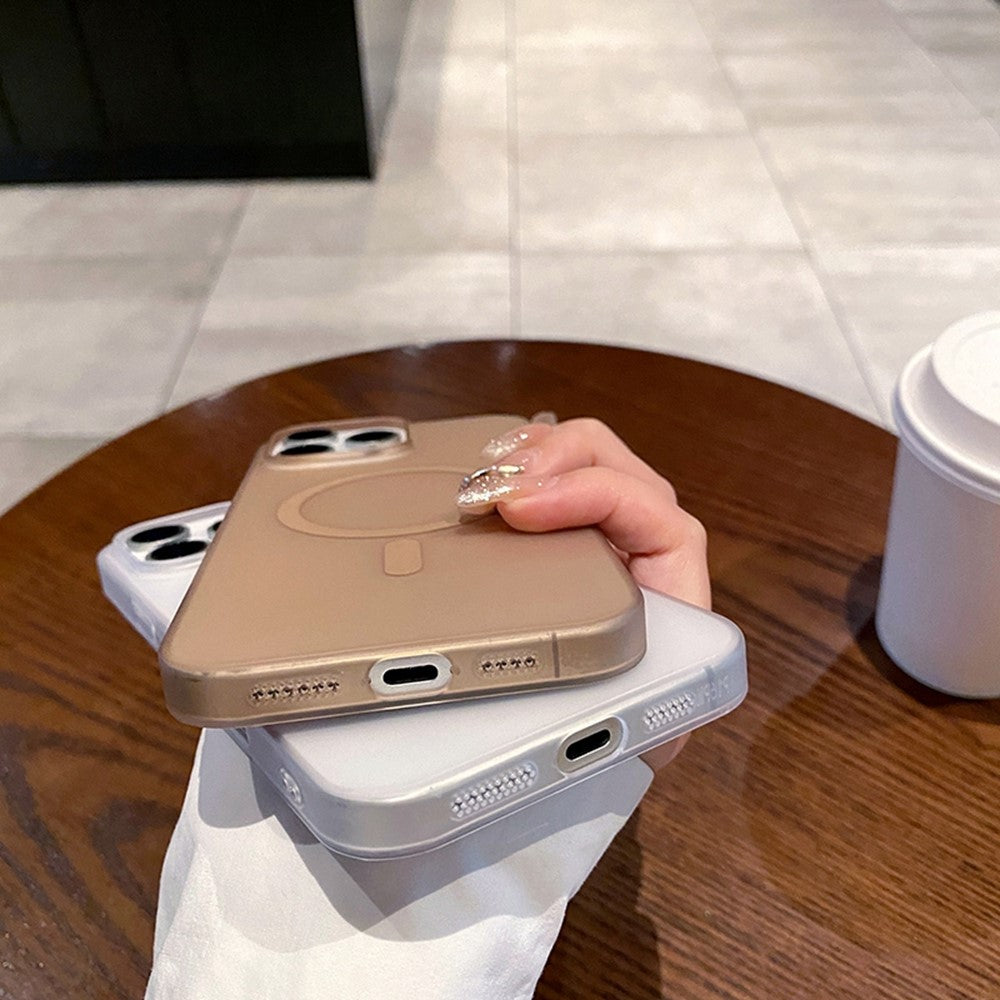 For iPhone 17 Pro Max Case Compatible with MagSafe Precise Cutouts Matte PC Phone Cover - Titanium Blue