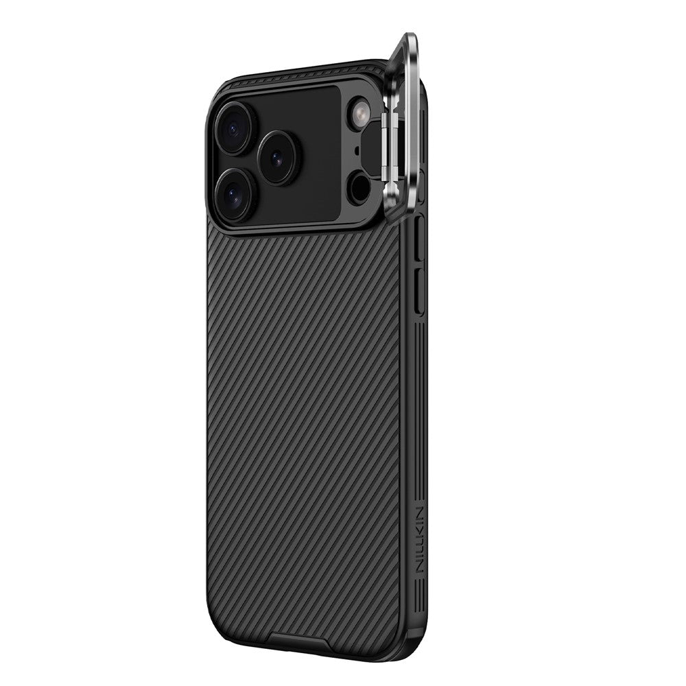 NILLKIN Camshield Prop Magnetic Series for iPhone 17 Pro Max Case Clear Black Lens Lid PC TPU Phone Back Cover