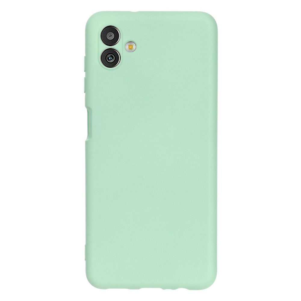 Cell Phone Case for Samsung Galaxy M13 5G, Liquid Silicone+Soft Microfiber Lining Anti-dust Phone Protective Cover - Green