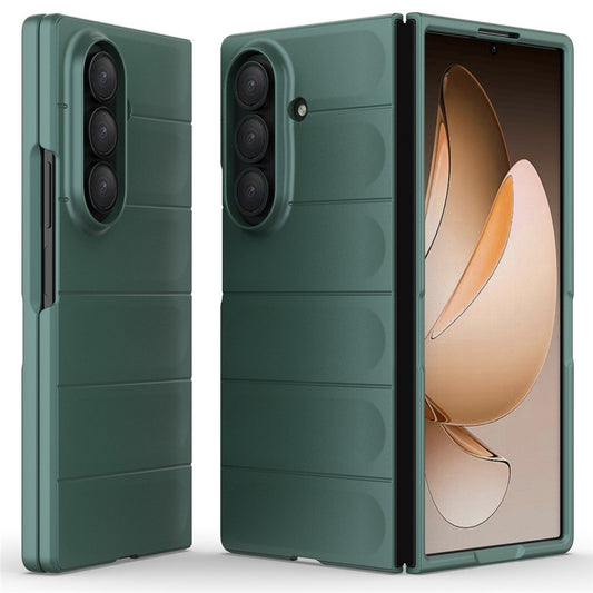AMORUS For Samsung Galaxy Z Fold7 5G Case Shockproof Hard PC Rugged Phone Back Cover - Green