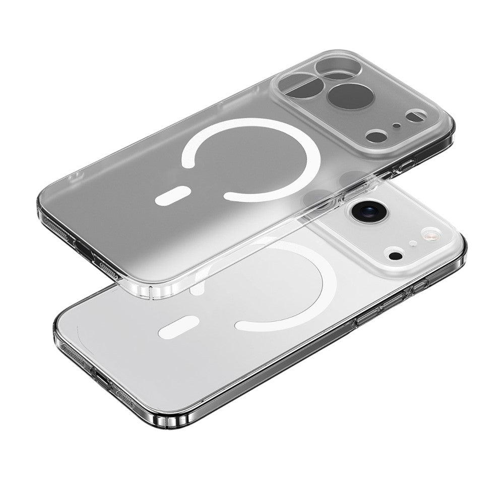 SULADA For iPhone 17 Pro Max Case Compatible with MagSafe PC+TPU Matte Translucent Back Cover