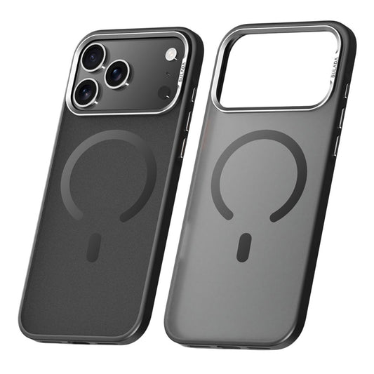 SULADA For iPhone 17 Pro Max Case Compatible with MagSafe PC + TPU Phone Cover - Titanium Black