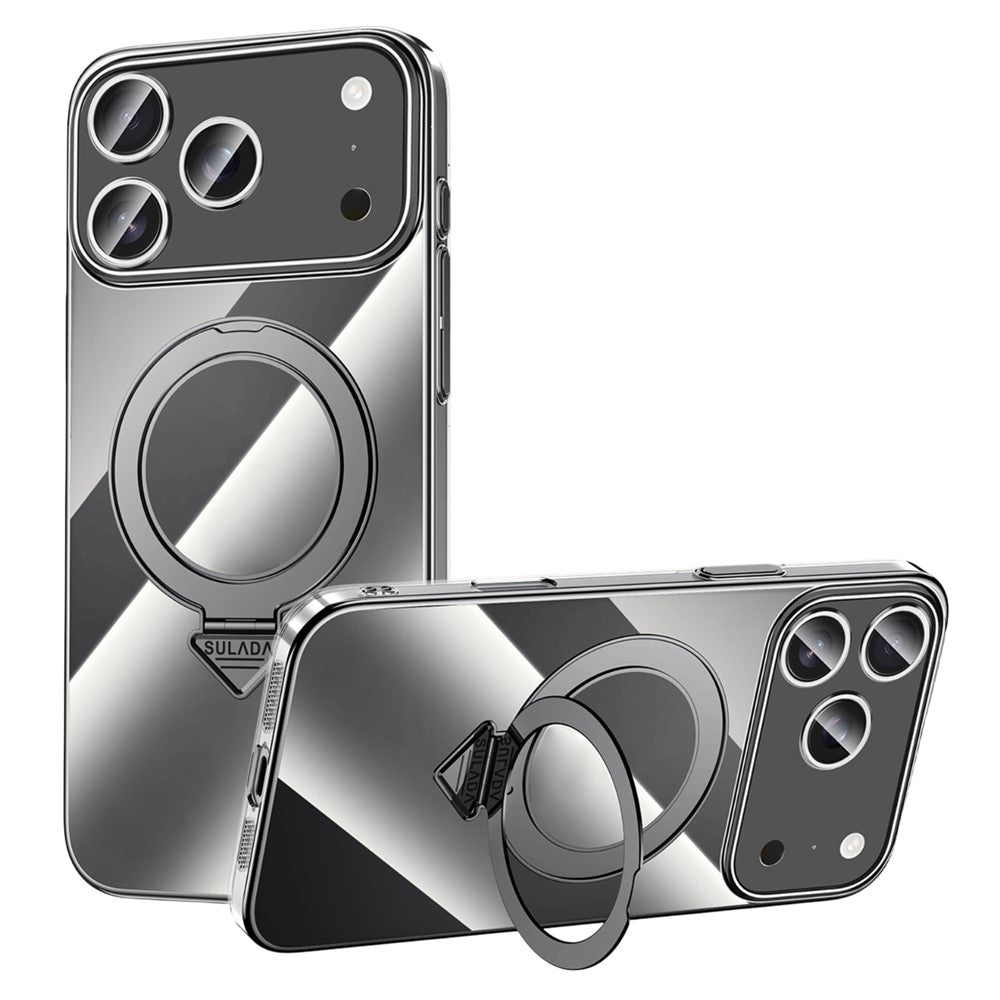 SULADA Nature Series for iPhone 17 Pro Max TPU Case Electroplating Matte Phone Cover - Titanium Blue