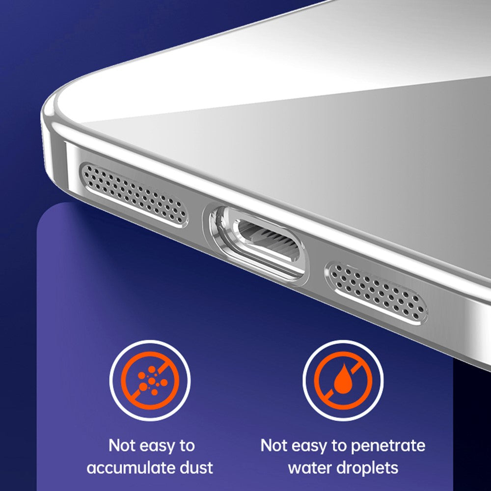 SULADA Nature Series for iPhone 17 Pro Max TPU Case Electroplating Matte Phone Cover - Silver