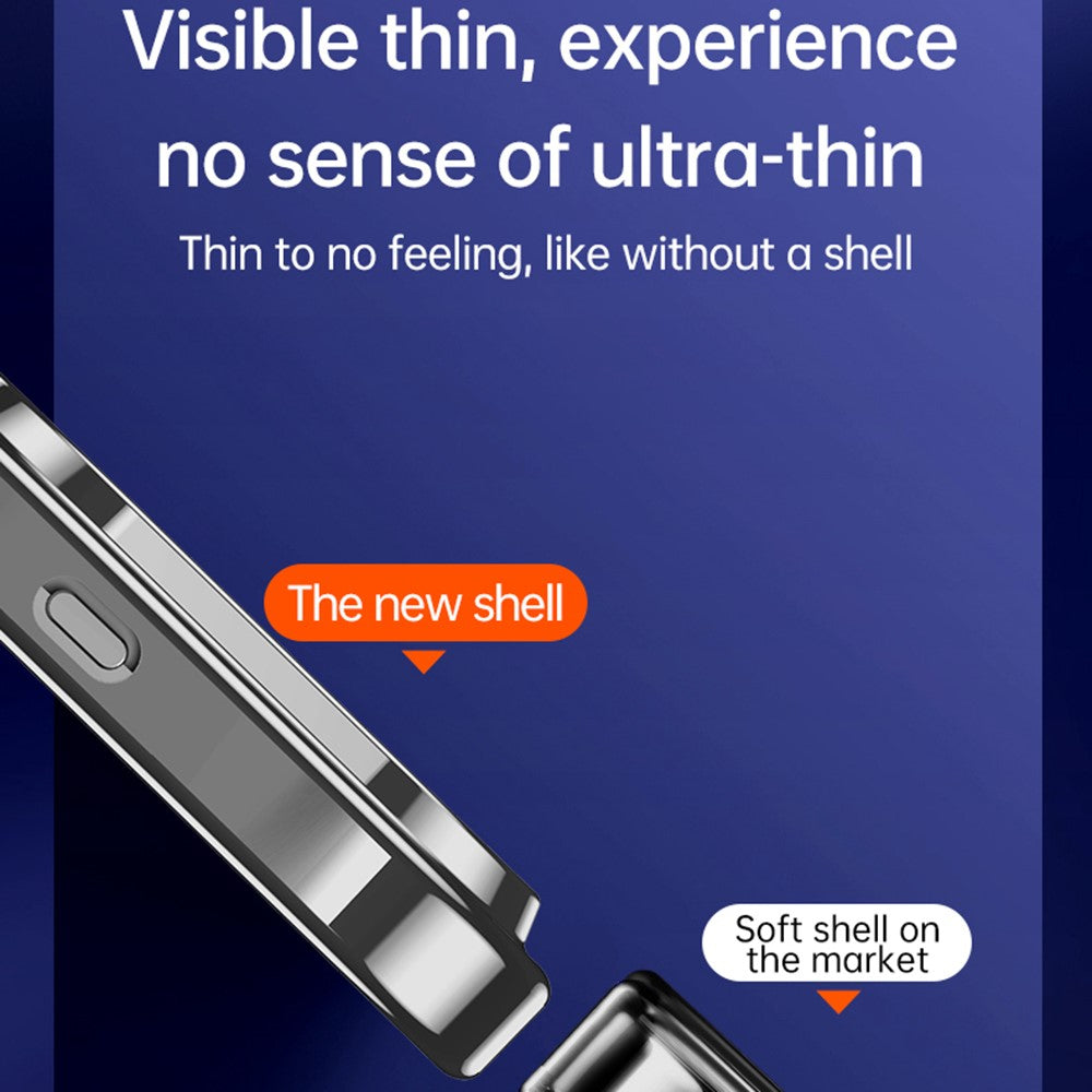 SULADA Nature Series for iPhone 17 Pro Max TPU Case Electroplating Matte Phone Cover - Silver