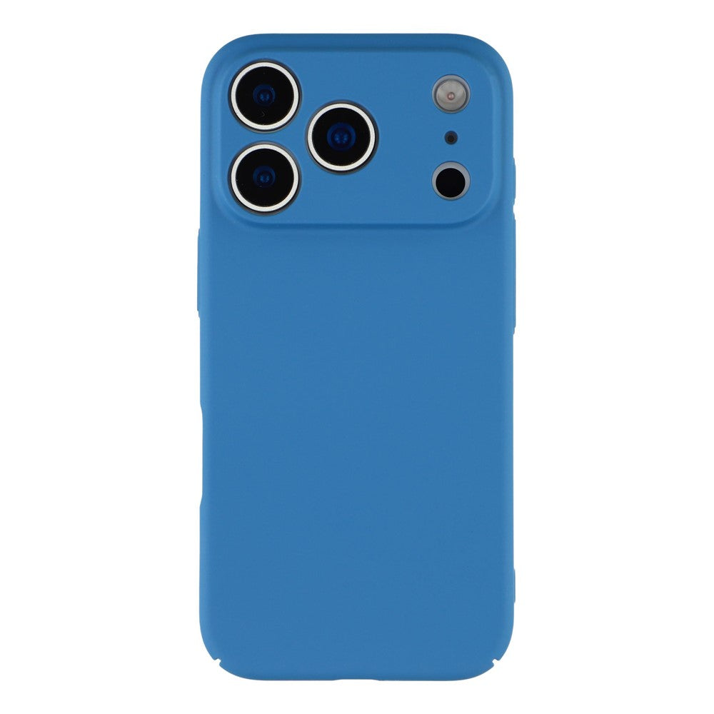 For iPhone 17 Pro Max Case Skin-Touch Rubberized Hard PC Phone Cover - Blue