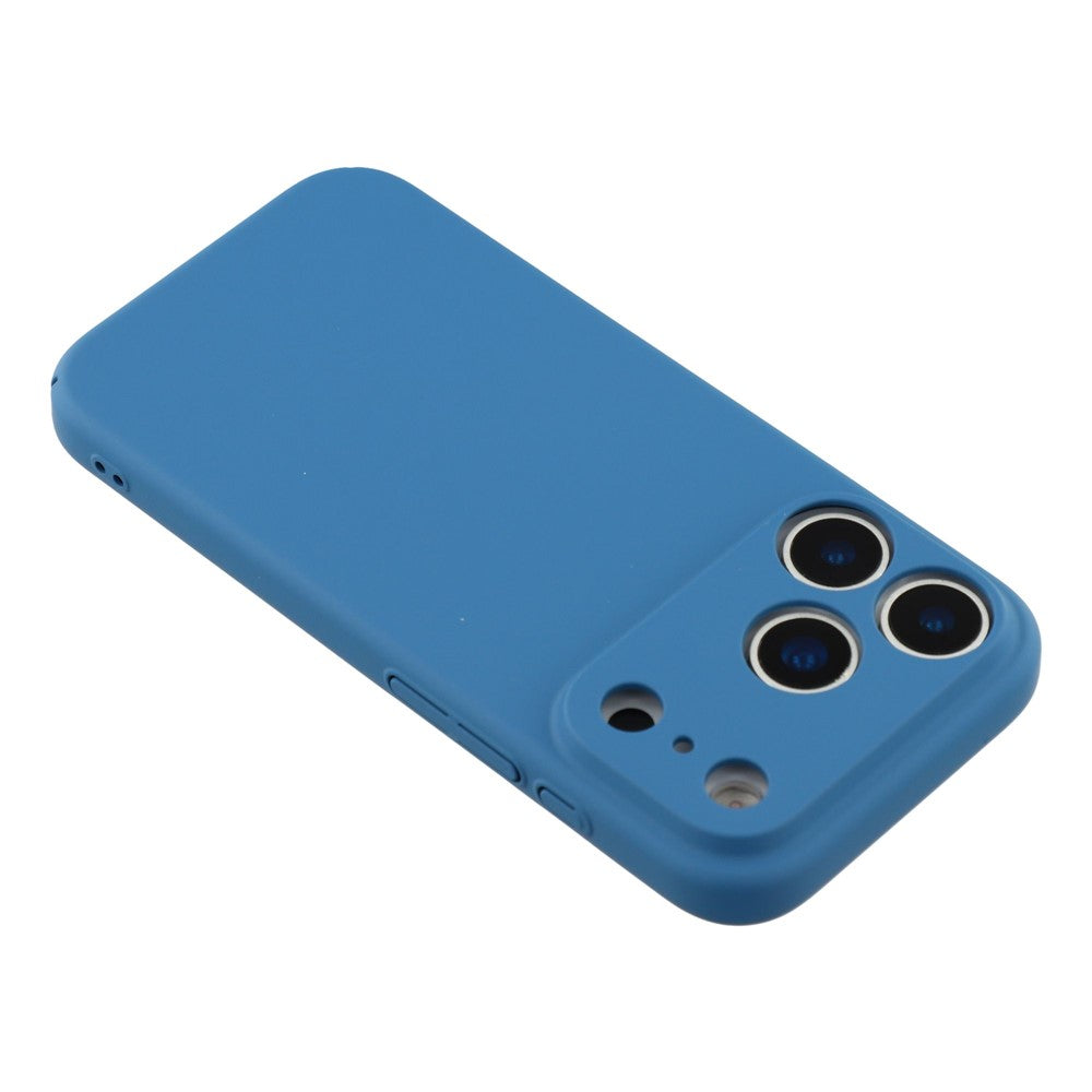 For iPhone 17 Pro Max Case Skin-Touch Rubberized Hard PC Phone Cover - Blue