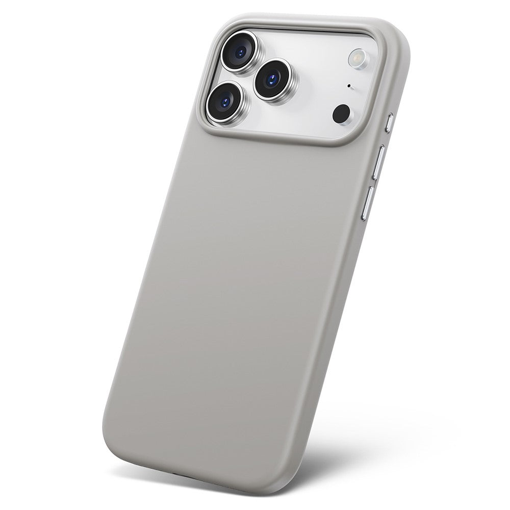 BASEUS For iPhone 17 Pro Max Case Compatible with MagSafe Liquid Silicone 0.2mm Phone Back Cover - Titanium