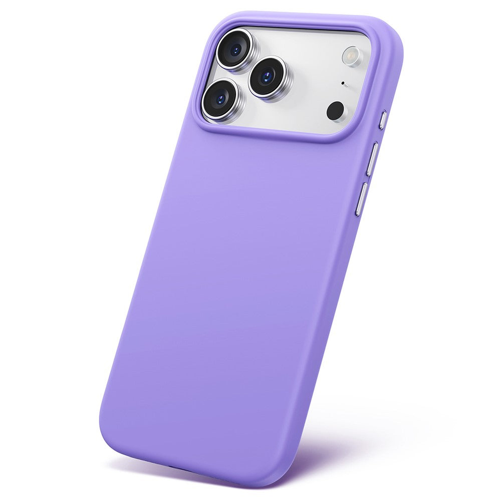 BASEUS For iPhone 17 Pro Max Case Compatible with MagSafe Liquid Silicone 0.2mm Phone Back Cover - Purple