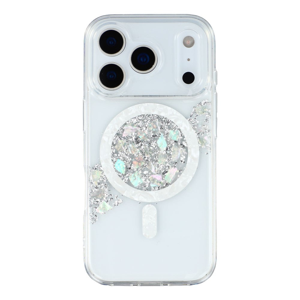 JAUCASE For iPhone 17 Pro Max Magnetic Case Shell Epoxy Design TPU + PC Phone Back Cover