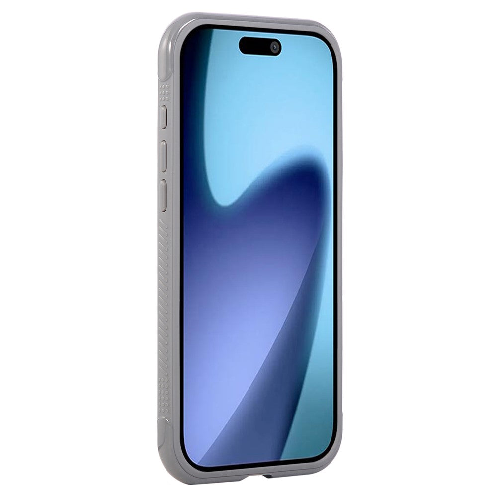 For iPhone 17 Pro Max Case Compatible with MagSafe TPU + PC Transparent Protective Phone Cover - Grey