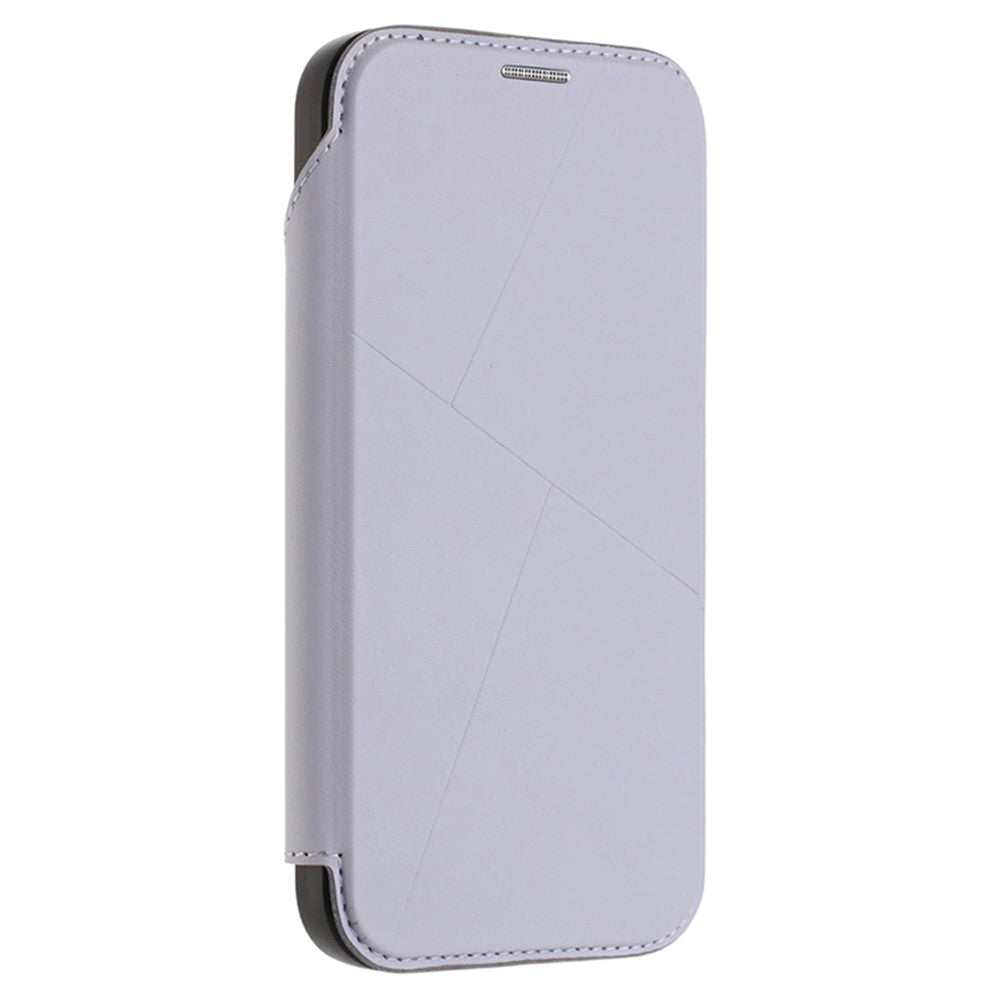 For iPhone 17 Pro Max Case Magnetic Closure Card Slot Leather Flip Phone Cover - Purple