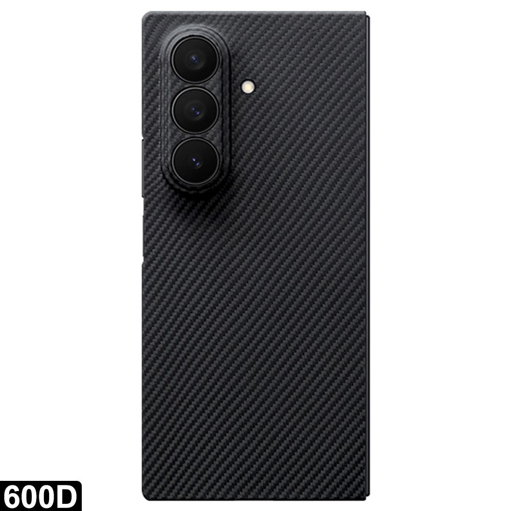 For Samsung Galaxy Z Fold7 5G Magnetic Case Precise Cutouts 600D Fine Texture Aramid Fiber Phone Cover with Front Frame