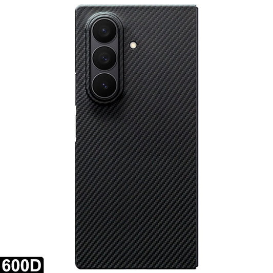 For Samsung Galaxy Z Fold7 5G Magnetic Case Aramid Fiber 600D Fine Texture Phone Cover with Front Frame