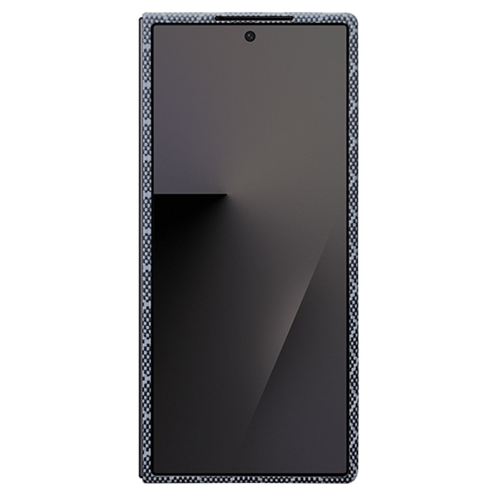 For Samsung Galaxy Z Fold7 5G Magnetic Case Precise Cutouts Aramid Fiber Honeycomb Texture Phone Cover with Front Frame