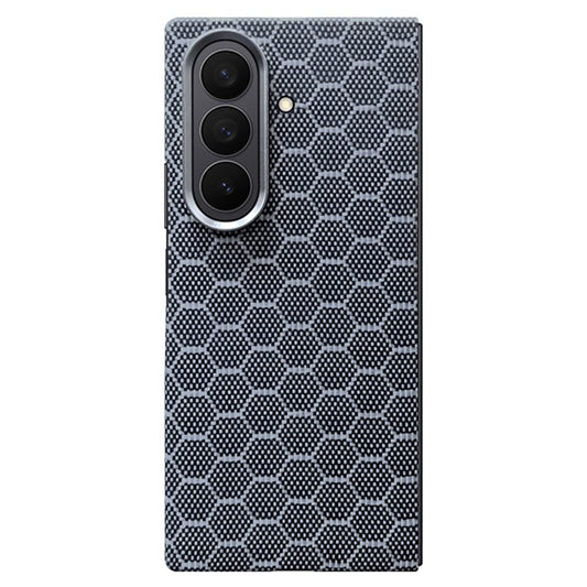 For Samsung Galaxy Z Fold7 5G Magnetic Case Aramid Fiber Honeycomb Texture Phone Cover