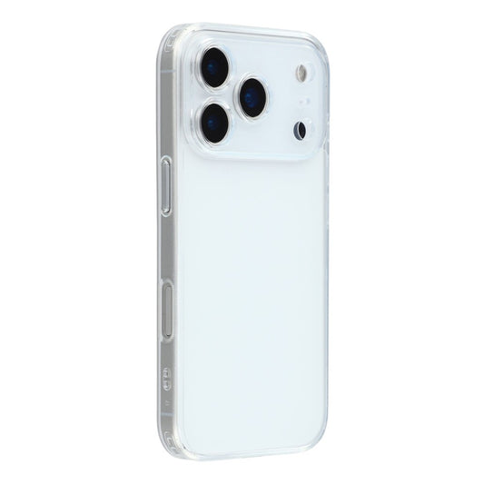 X-LEVEL For iPhone 17 Pro Max Case Precise Cutout Matte Tempered Glass + TPU Phone Cover - Transparent