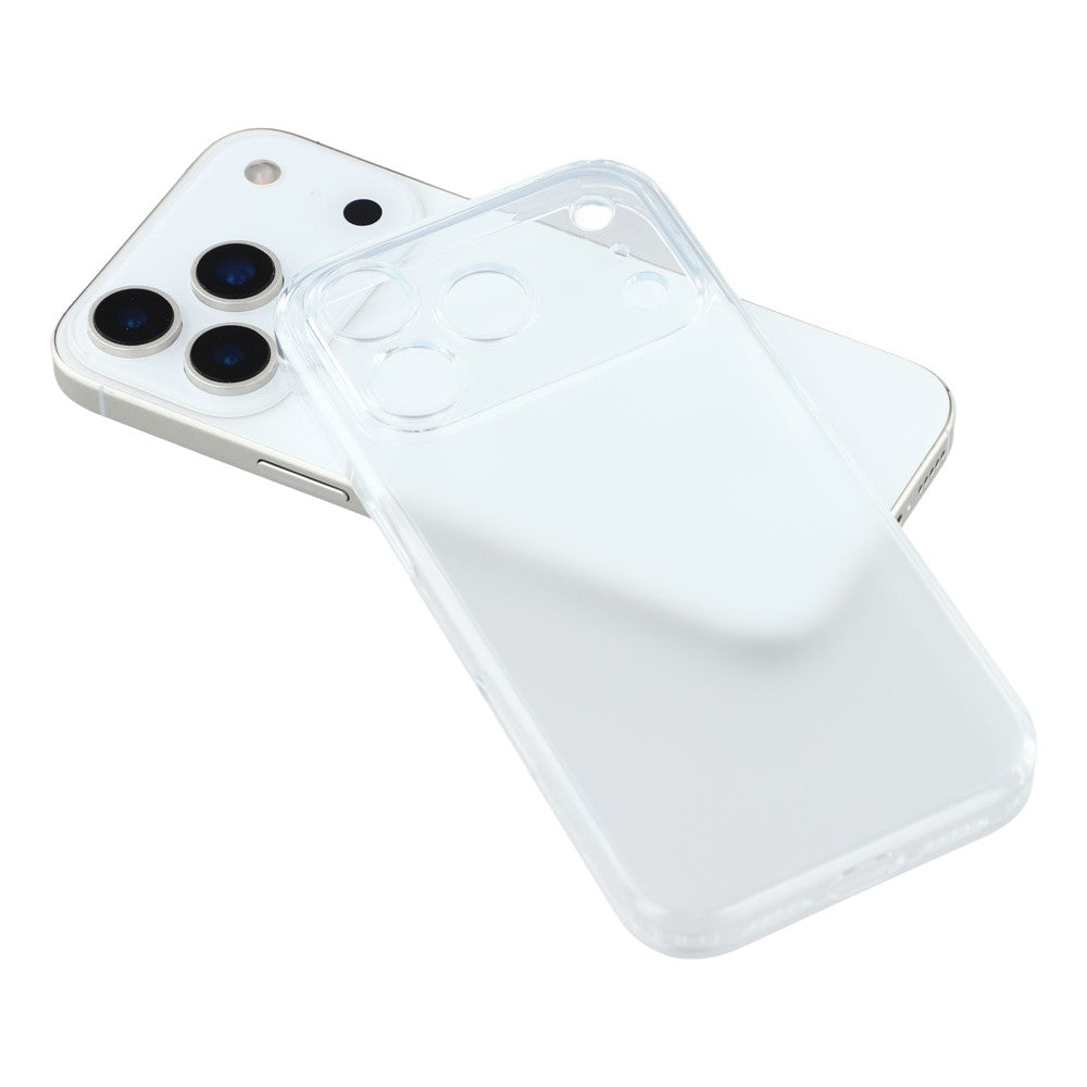 X-LEVEL For iPhone 17 Pro Max Case Precise Cutout Matte Tempered Glass + TPU Phone Cover - Transparent