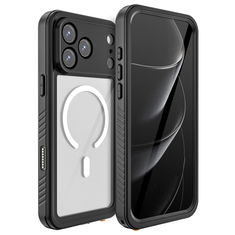 REDPEPPER FS / FM Series For iPhone 17 Pro Max Clear Case Compatible with MagSafe PC TPU PET IP68 Waterproof Phone Cover