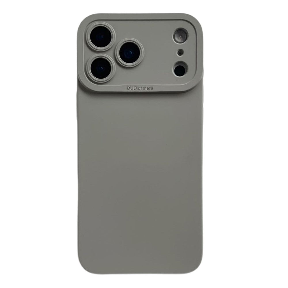 For iPhone 17 Pro Max Case Precision Cutout TPU Protective Phone Cover - Titanium Grey