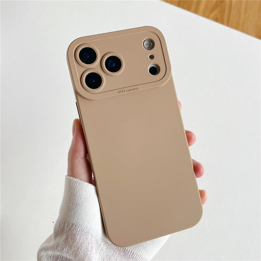 For iPhone 17 Pro Max Case Precision Cutout TPU Protective Phone Cover - Desert Gold