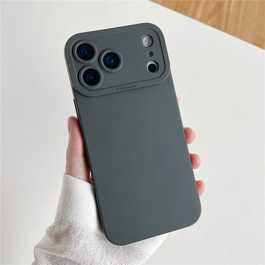 For iPhone 17 Pro Max Case Precision Cutout TPU Protective Phone Cover - Dark Grey